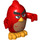 LEGO Red with Right Eyebrow Raised Minifigure