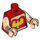 LEGO Red Wonder Woman, 1941 Minifig Torso (973 / 76382)