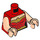 LEGO Red Wonder Woman Minifig Torso (973 / 76382)