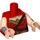 LEGO Red Wonder Woman Minifig Torso (973 / 88585)