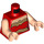 LEGO Rojo Wonder Mujer Torso (76382 / 88585)