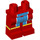 LEGO rot Wondrous Weightlifter Beine (3815 / 12575)