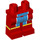 LEGO Red Wondrous Weightlifter Legs (3815 / 12575)