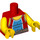 LEGO Rojo Wondrous Weightlifter Torso (973 / 88585)