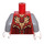 LEGO Red Worriz Minifig Torso (973 / 76382)