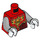 LEGO Red Worriz Minifig Torso (973 / 76382)