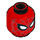 LEGO Red Young Spiderman Minifigure Head (Recessed Solid Stud) (3626 / 27331)