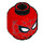 LEGO rouge Young Spiderman Minifigure Diriger (Goujon solide encastré) (3626 / 27331)