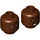 LEGO Reddish Brown Angelina Johnson Minifigure Head (Recessed Solid Stud) (3626 / 103488)