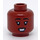 LEGO Reddish Brown Angelina Johnson Minifigure Head (Recessed Solid Stud) (3626 / 103488)