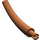 LEGO Brun rougeâtre Animal Queue Middle Section avec Technic Épingle (40378 / 51274)