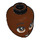 LEGO Reddish Brown Antonio Female Minidoll Head (83507 / 92198)