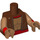 LEGO Reddish Brown Apache Chief Minifig Torso (973 / 88585)