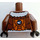 LEGO Roodachtig bruin Arctisch Helicrane Piloot Minifiguur Torso (973 / 76382)