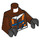 LEGO Reddish Brown Arctic Helicrane Pilot Minifig Torso (973 / 76382)