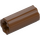 LEGO Červenohnědá osa Konektor (hladké s otvorem &#039;x&#039;) (59443)