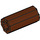 LEGO Roodachtig Bruin As Connector (Glad met  &#039;x&#039;-vormig gat) (59443)