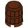 LEGO Reddish Brown Barrel 2 x 2 x 1.7 (2489 / 26170)