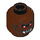 LEGO Reddish Brown Bat Head (Recessed Solid Stud) (3626 / 10807)
