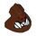 LEGO Reddish Brown Bionicle Piraka Avak Head with Red Eyes and Teeth (56659)