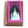 LEGO Reddish Brown Book 2 x 3 with Castle, Magenta Swirls Sticker (33009)