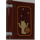 LEGO Reddish Brown Book Cover with Bear with Honey Pot on Front and &#039;BEN. A&#039; on Inside Sticker (24093)