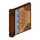 LEGO Brun rougeâtre Book Cover avec Gold et Fleur (24093 / 105313)