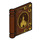 LEGO Rötlich-braun Book Cover mit Gold Disney Castle (24093 / 27346)