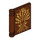 LEGO Brun rougeâtre Book Cover avec Gold Arbre (24093 / 107006)
