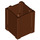 LEGO Brun rougeâtre Boîte 2 x 2 x 2 Caisse (61780)