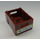 LEGO Reddish Brown Box 3 x 4 with &quot;WU 53N531&quot; Sticker (30150)