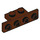 LEGO Roodachtig Bruin Beugel 1 x 2 - 1 x 4 met afgeronde hoeken en vierkante hoeken (28802)