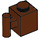LEGO Brun rougeâtre Brique 1 x 1 avec Manipuler (2921 / 28917)