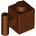 LEGO Reddish Brown Brick 1 x 1 with Handle (2921 / 28917)