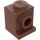 LEGO Rötlich-braun Backstein 1 x 1 mit Scheinwerfer (4070 / 30069)