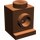 LEGO Brun rougeâtre Brique 1 x 1 avec Phare et pas de fente (4070 / 30069)