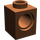 LEGO Brun rougeâtre Brique 1 x 1 avec Trou (6541)