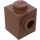 LEGO Červenohnědá Kostka 1 x 1 s Cvoček na Jeden Postranní (87087)