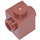 LEGO Reddish Brown Brick 1 x 1 with Studs on Two Opposite Sides (47905)