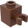 LEGO Roodachtig bruin Steen 1 x 1 met Verticaal Klem (Open &#039;O&#039;-clip, holle knop) (60475 / 65460)