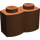 LEGO Reddish Brown Brick 1 x 2 Log (30136)