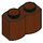 LEGO Roodachtig Bruin Steen 1 x 2 Log (30136)