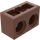 LEGO Červenohnědá Kostka 1 x 2 s 2 otvory (32000)