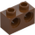 LEGO Červenohnědá Kostka 1 x 2 s 2 otvory (32000)