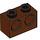 LEGO Roodachtig Bruin Steen 1 x 2 met 2 Gaten (32000)
