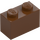 LEGO Reddish Brown Brick 1 x 2 with Bottom Tube (3004 / 93792)