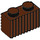 LEGO Reddish Brown Brick 1 x 2 with Grille (2877)