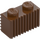 LEGO Reddish Brown Brick 1 x 2 with Grille (2877)