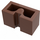 LEGO Reddish Brown Brick 1 x 2 with Groove (4216)