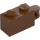 LEGO Reddish Brown Brick 1 x 2 with Hinge Shaft (Flush Shaft) (34816)